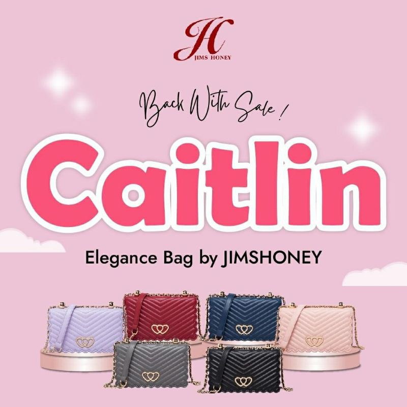CAITLIN BAG JIMS HONEY Tas Selempang Wanita Cewek Ori JH