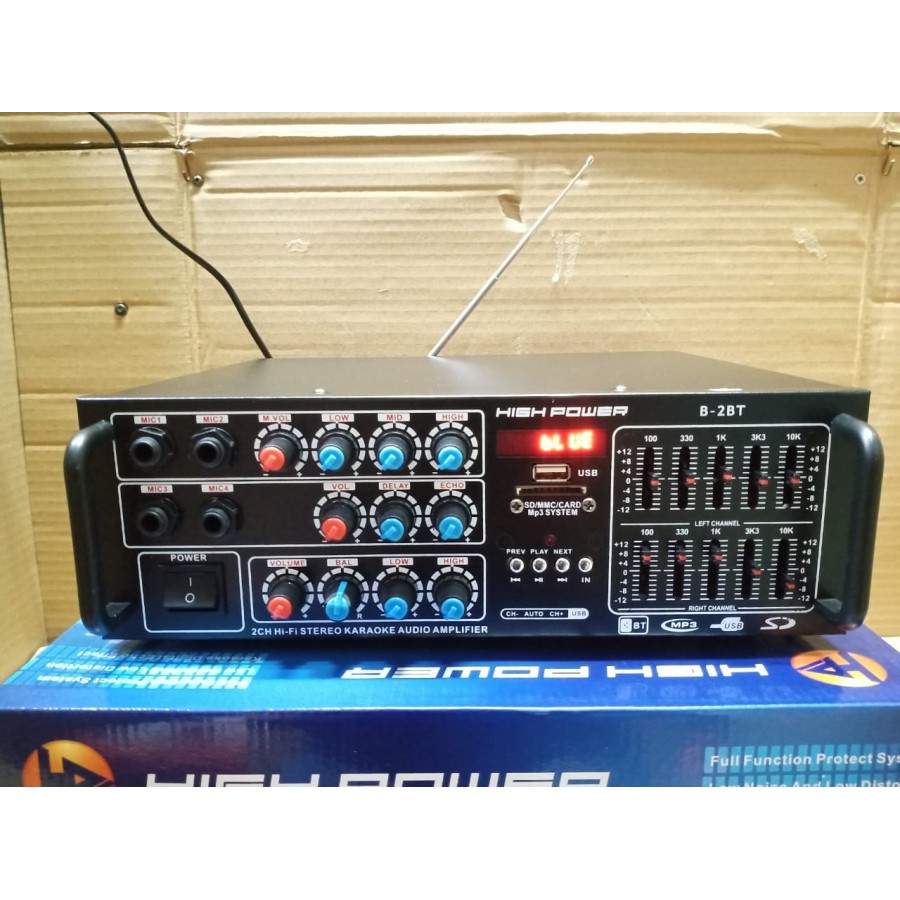 AMPLIFIER HIGH POWER TYPE 777 B-2BT BLUETOOTH USB AMPLIFIER