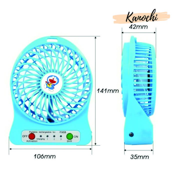 KIPAS ANGIN MINI PORTABLE MINI FAN USB Power Bank KIPAS ANGIN USB