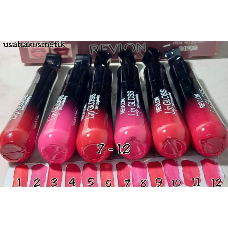 PROMO PER6PCS  LIP GLOSS MATTE REVLON CLASSIC VIVID LONG LASTING NO.ZG-2077 / ZG - 3007