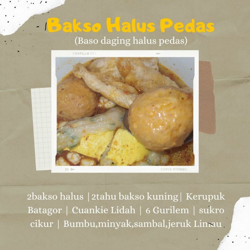 

BAKSO INSTAN GARUT(BAKSO PEDAS)