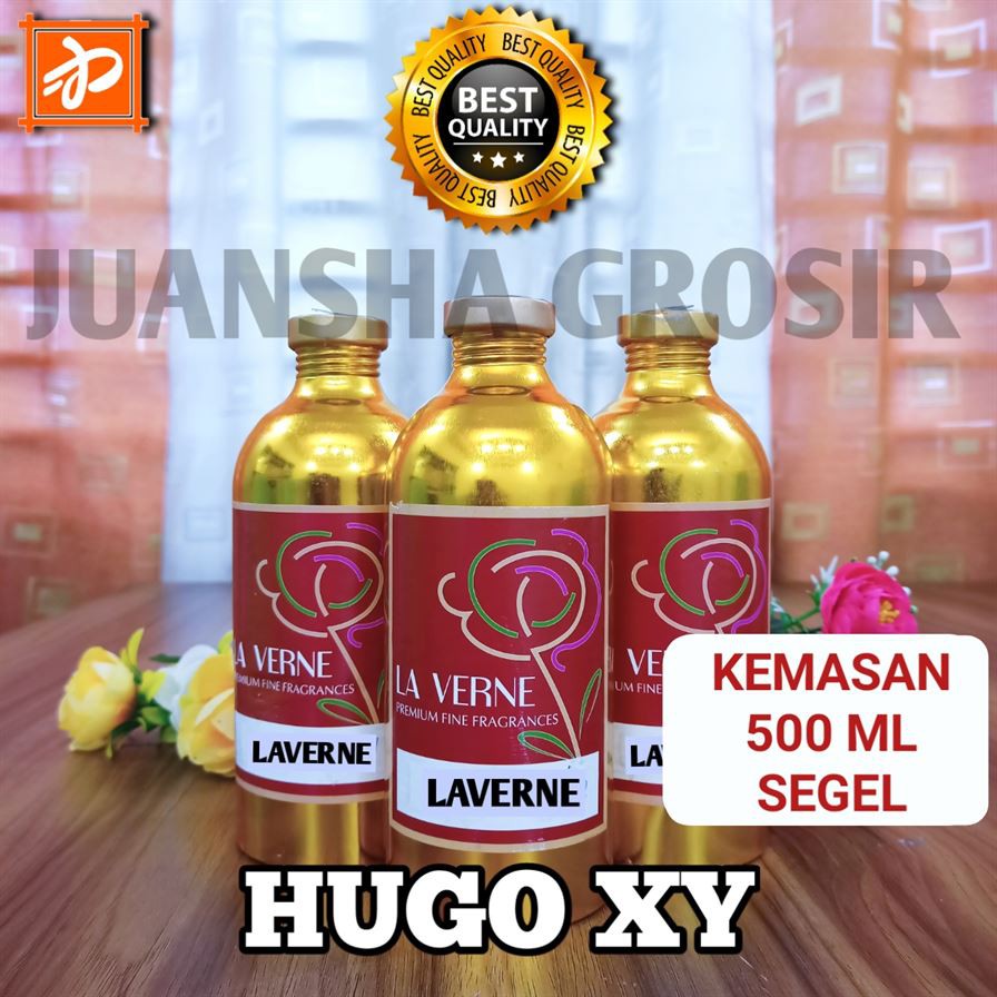 BIBIT PARFUM MURNI || YUGO XY - HUGO XY ( HUGO BOSS ) || LAVERNE || 500ML SEGEL || HUGO BOSS