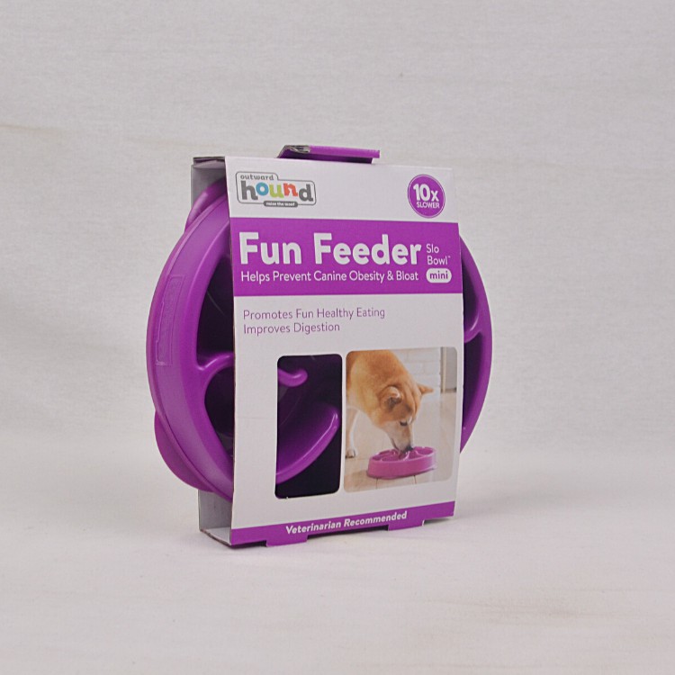 

OUTHOUNDWARD Tempat Makan Anjing Fun Feeder FLOWER Medium