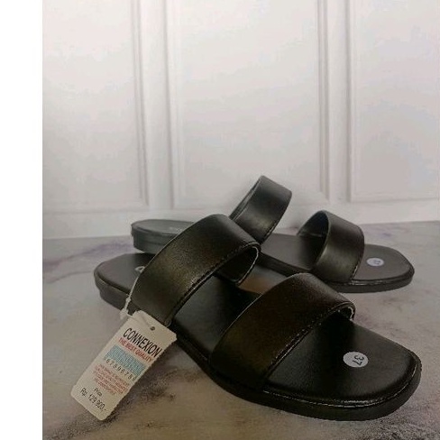 Sandal Selop Wanita Connexion Branded Matahari Sandal Flat Strap (CNX 020)