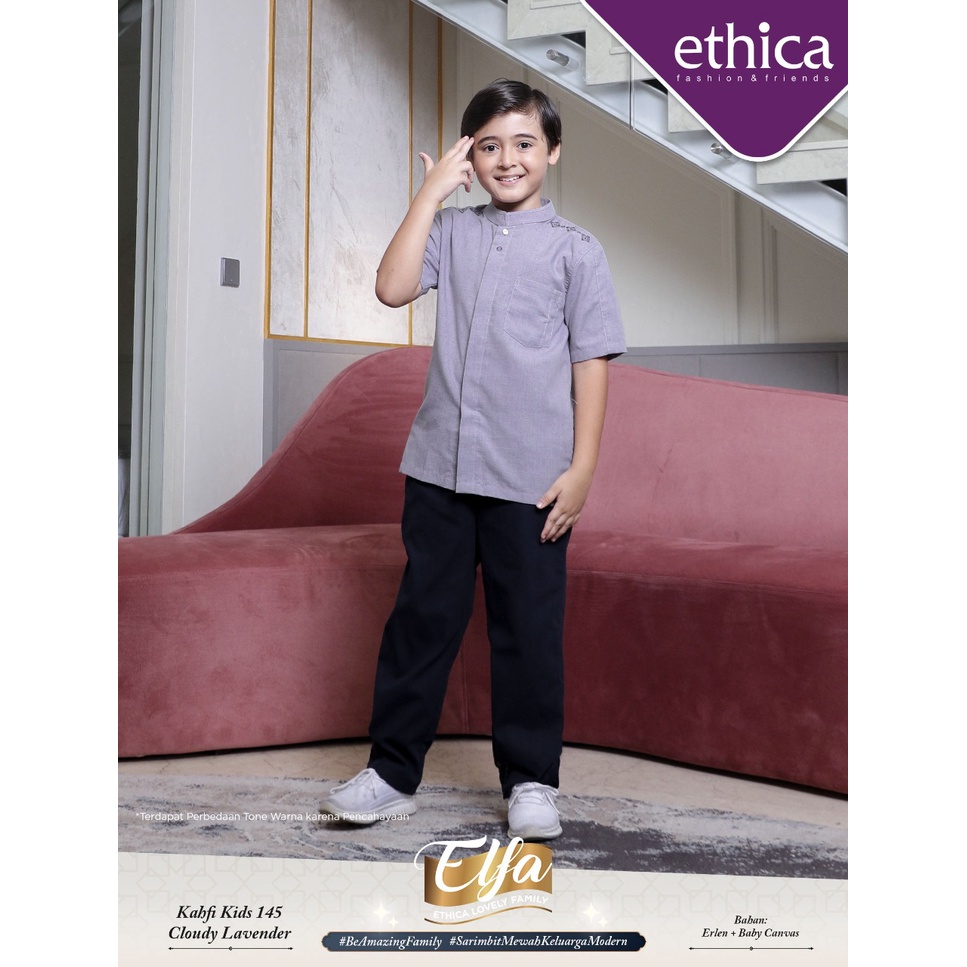 KOKO ANAK TERBARU 2022 ETHICA ELFA KAHFI KIDS 145 CLOUDY LAVENDER