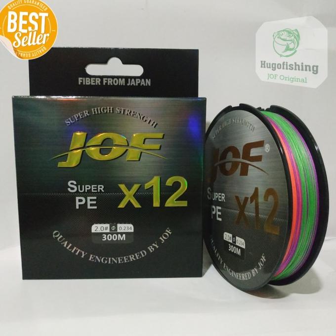 [TERLARIS] SENAR PANCING PE JOF X12 300METER BEST SELLER