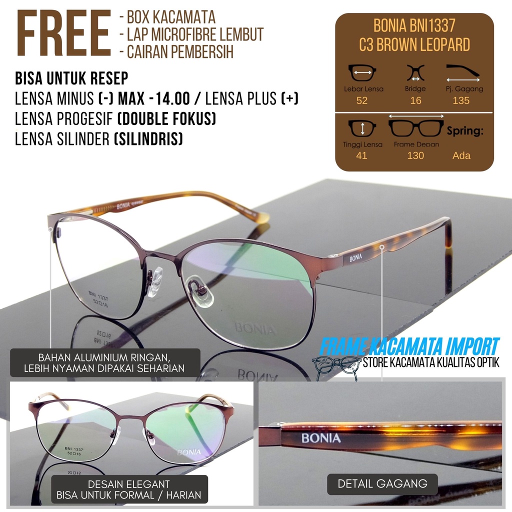 Frame Kacamata Minus Formal Kacamata Baca Cewek