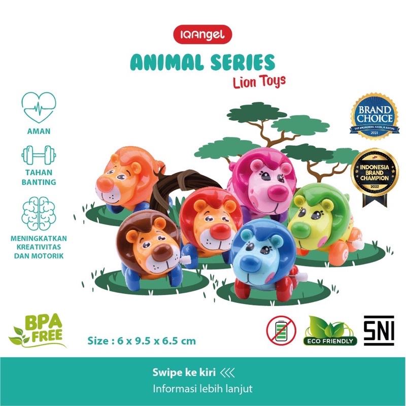 IQ Angel Lion toys mainan motorik anak