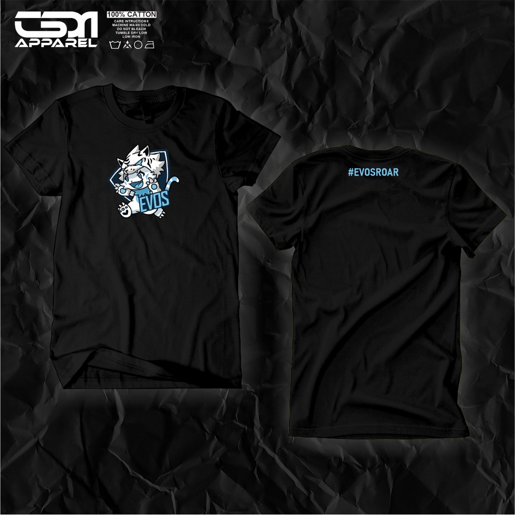 Kaos Catton 24s Evos Roar | Kaos Evos | Baju Evos | Logo Evos | Evos Esport