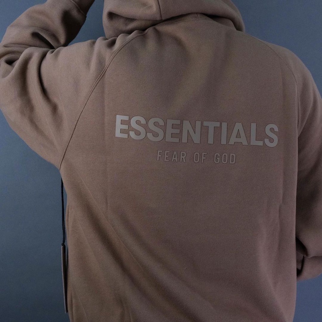 Essentials FOG Backprint Hoodie Harvest