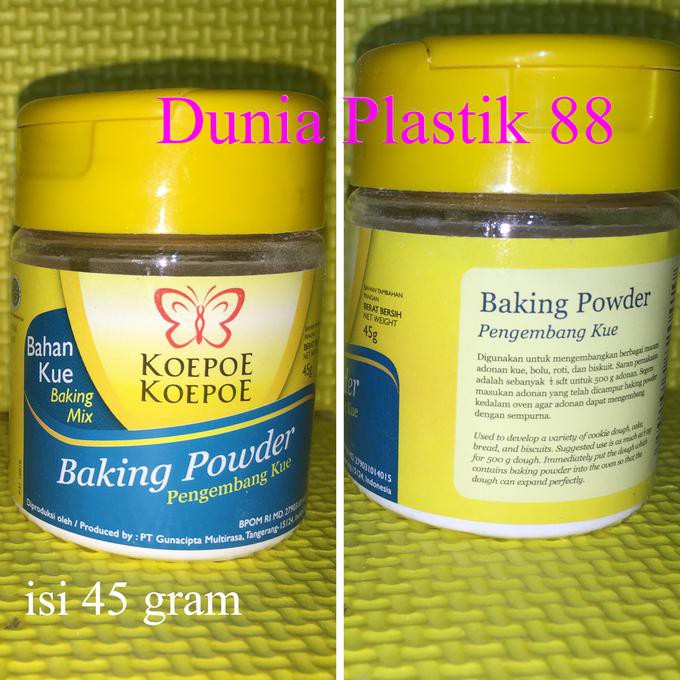 

A47D0 Isi 45 Gram Baking Powder Koepoe Koepoe Kupu Kupu Bubuk Pengembang Kue