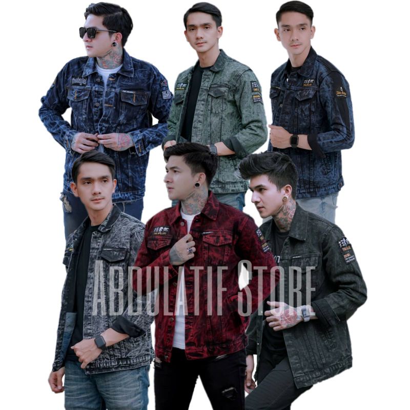 JAKET JEANS SANDWASH BORDIR // JEANS DENIM THE BOJIEL