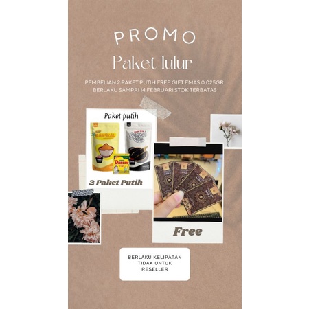 Paket Lulur Bangkal + Rempah Hitam by mama Rezky