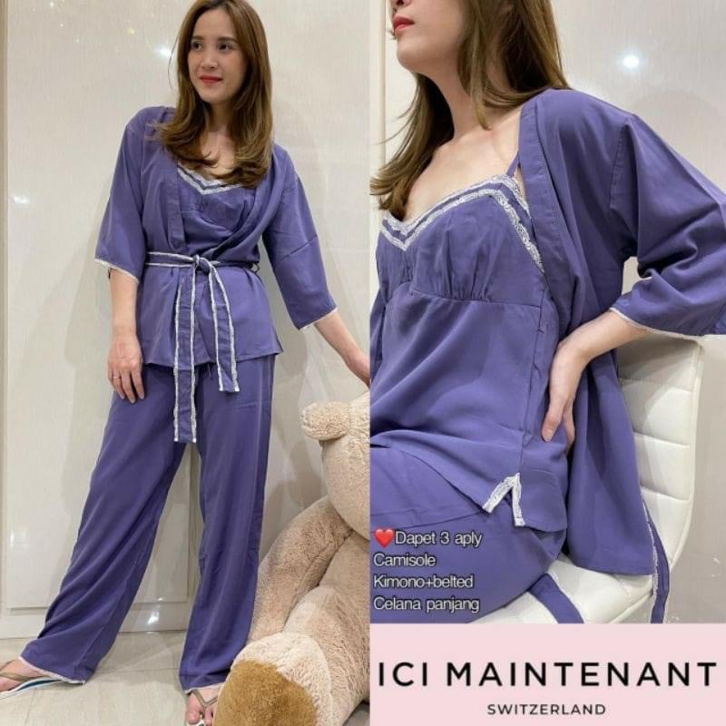 ORIGINALL  piyama set ici maintenant - piyama wanita - piyama ici maintenant - piyama tidur - baju t