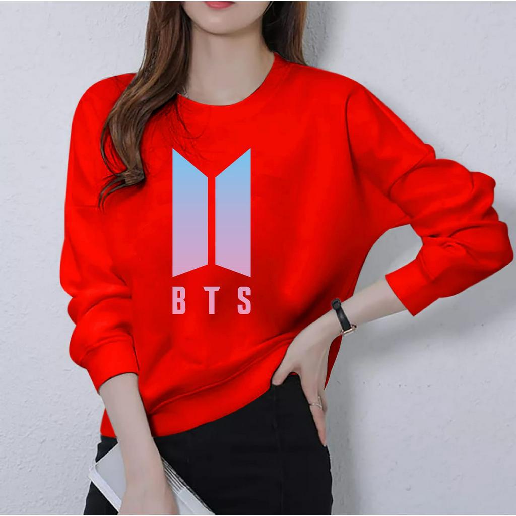 COLLECTION COOLS - BAJU ATASAN TRENDY BTS GIRL TERBARU-BAJU DISTRO CEWEK KEREN LENGAN PANJANG MASA KINI DAN TERLARIS