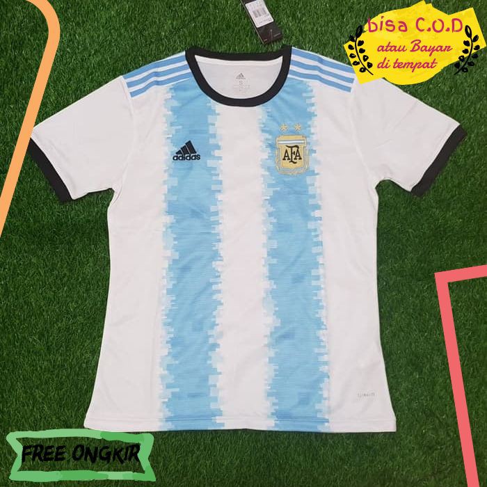 [COD]352 JERSEY BOLA ARGENTINA HOME OFFICIAL 2019/2020 GRADE BAJU KAOS FUTSAL ORIGINAL MURAH