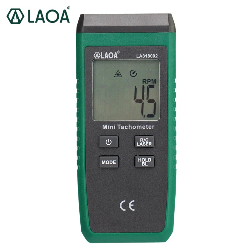 FREE ONGKIR LAOA Tachometer Digital display non-contact motor speed tachometer laser digital