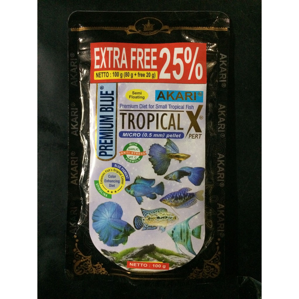 Akari Premium Blue Tropical X 100gr