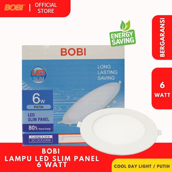 BIGSALE!!!!!Lampu LED Slim Panel / Lampu BOBI / Watt Bervariasi - Lampu Hemat Energi