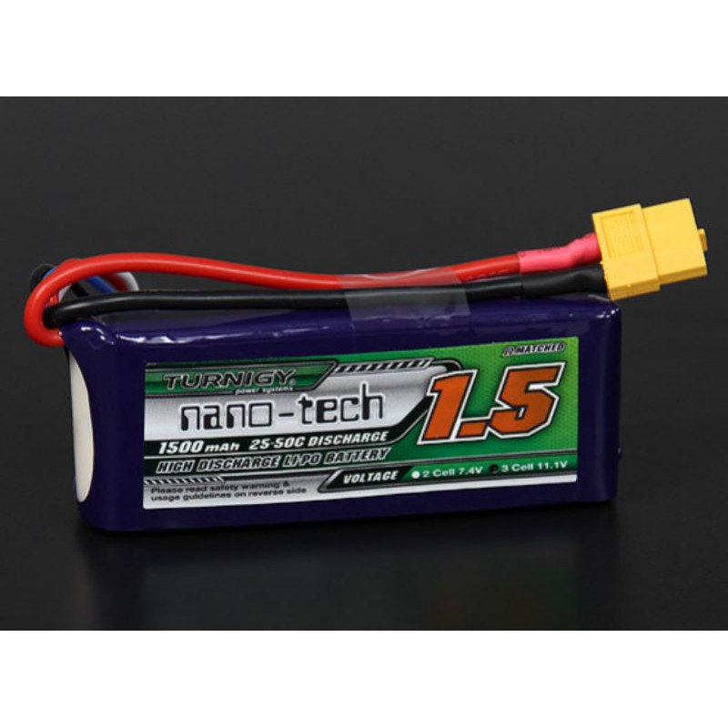 Turnigy nano-tech 1500mah 3S 25~50C Lipo Pack