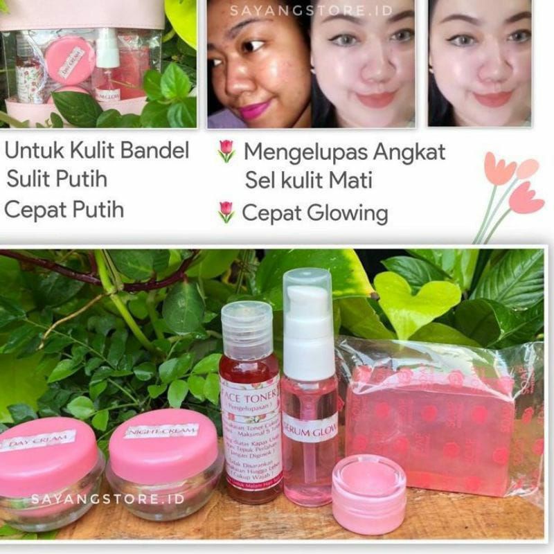 (KELUPAS SUPER PINK /PEMUTIH WAJAH / CREAM WAJAH