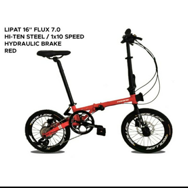 Pacific Flux 7.0 sepeda lipat 16