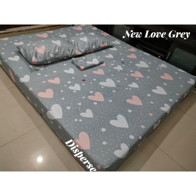 Sprei New Love Grey