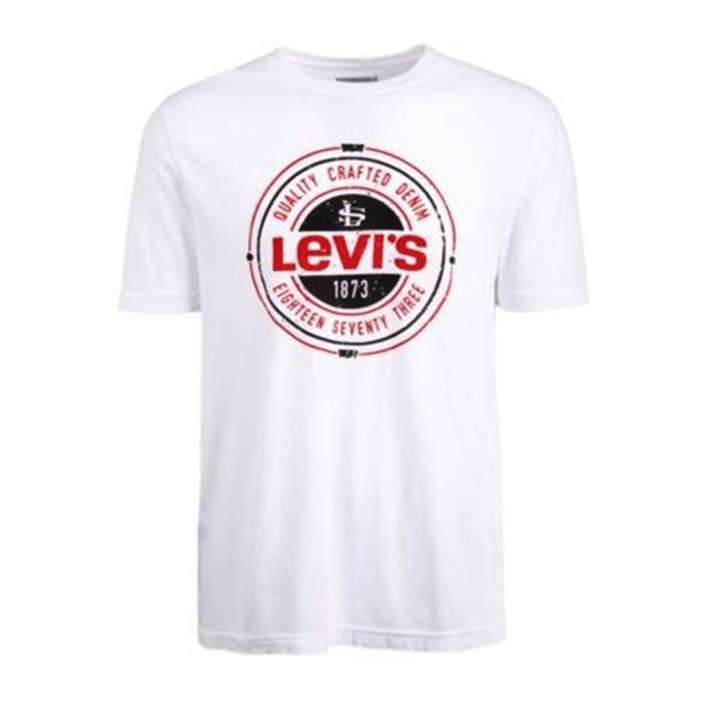 Kaos Levi's | Kaos Pria | 1873 Putih | KLP73 - 1