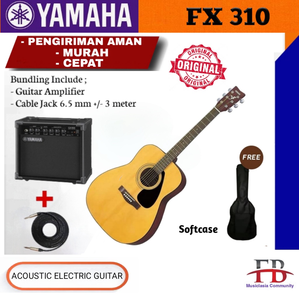 Gitar Elektro akustik Yamaha  FX310 Original- Electro Acoustic FX 310