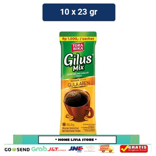 

Torabika Gilus Mix Gula Aren Kopi 23 gr x 10 sachet