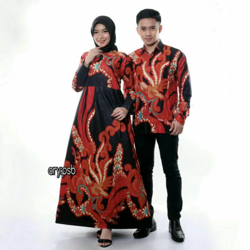 gamis batik Couple Ori Ndoro Jowi Garansi Termurah Shopee - BATIK MODERN SOLO