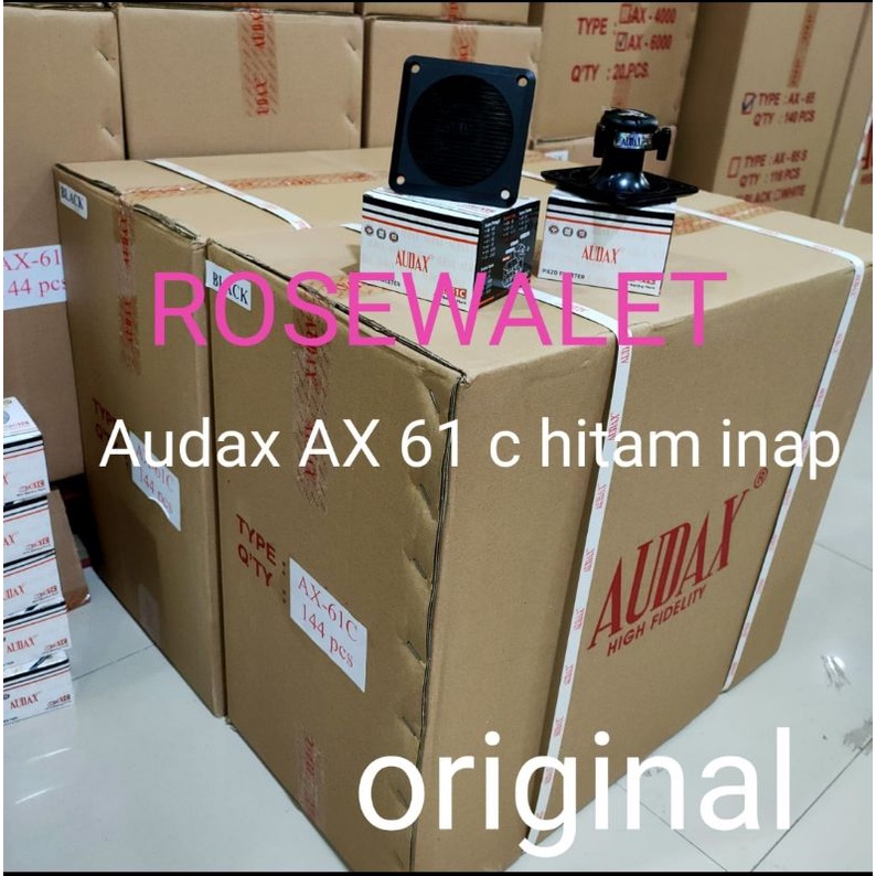 AUDAX AX 61C HITAM (PER DUS) INAP ORIGINAL