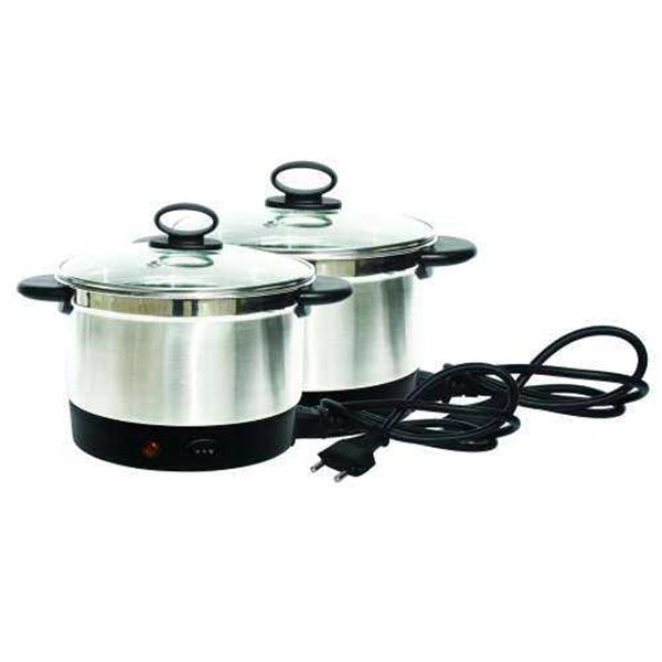 heating Steaming stainless steel Panci dandang cooking pot electric steamer kukus uk 18 16 stenlis tutup kaca 8116/8118