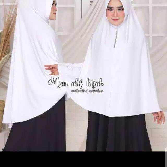 KHIMAR POLOS JUMBO/HIJAB JERSY POLOS JUMBO/HIJAB SYARY JUMBO JERSY ZOYA PREMIUM , BERGO JUMBO SIZE X