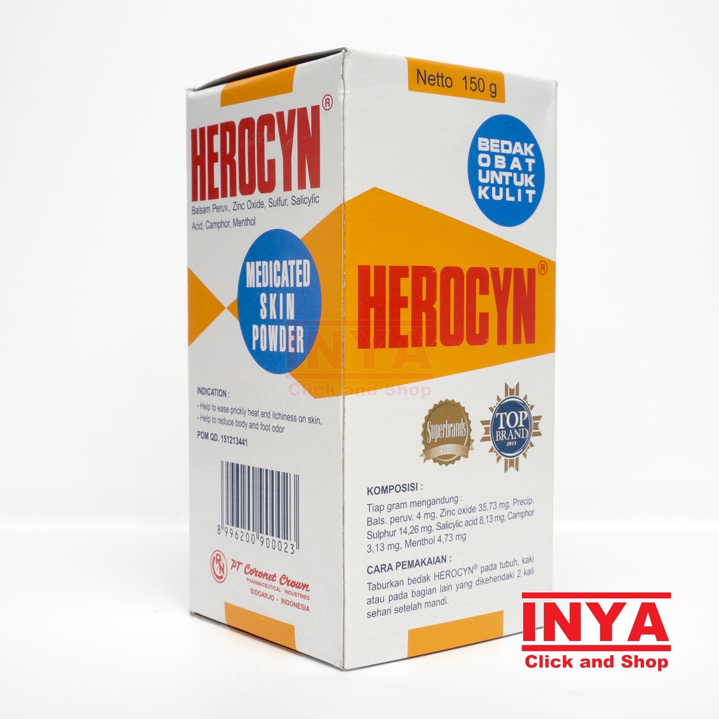 HEROCYN MEDICATED SKIN POWDER - Bedak Obat Untuk Kulit