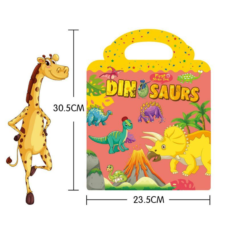 Reusable First Sticker for Baby Kids Dipakai Berulang Ulang Waterproof BBW Usborne Activity Book