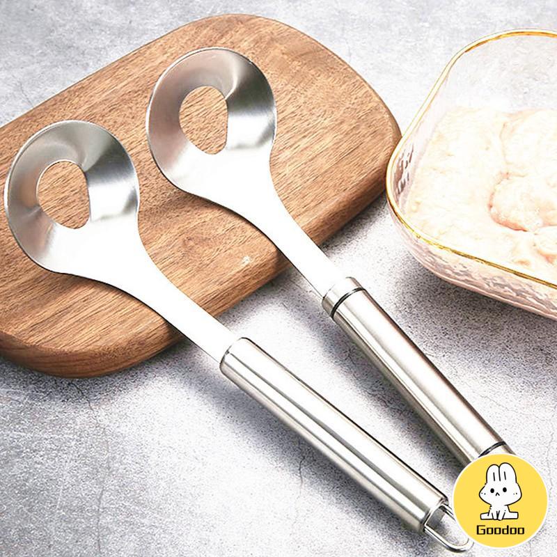 Sendok Bakso Meat Mold/ Stainless Steel Hand Press Meatball Perlengkapan Dapur -Doo