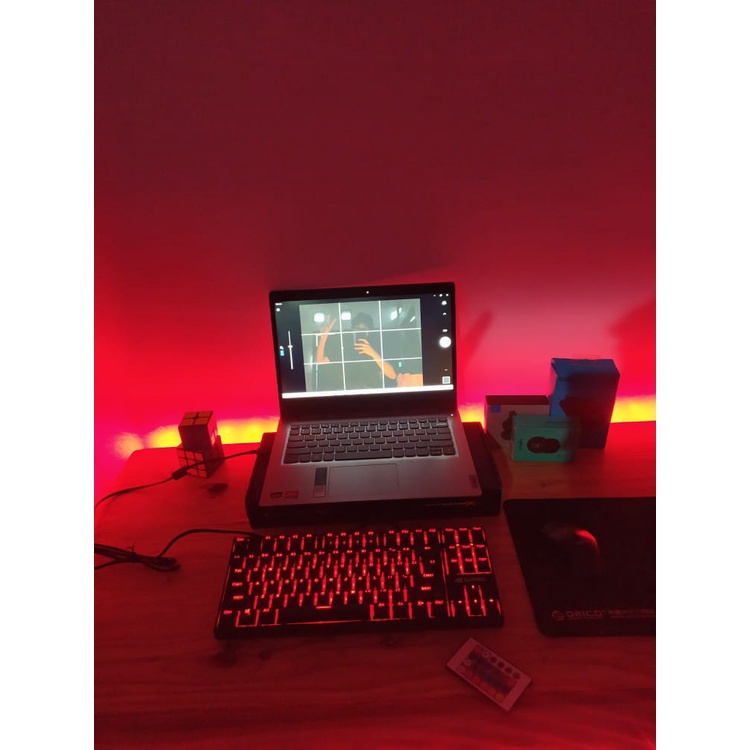 Paket Lampu Led Strip Selang 5-10 Meter Lengkap Remot dan Adapter Ada Double Tip Tinggal Tempel di Dinding Banyak Warna RGB Bisa Warna Warni Juga Satu Warna Kelap Kelip Nyala Terus