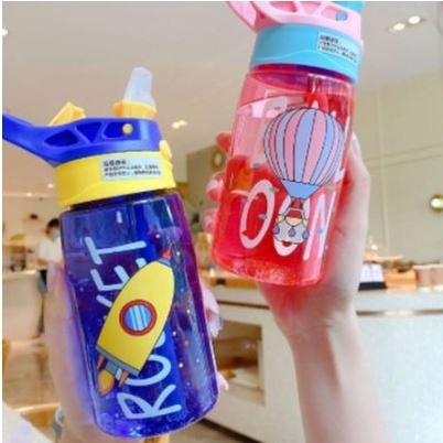 [ OBJ ] Botol Minum Anak Tritan Karakter Lucu 480ml