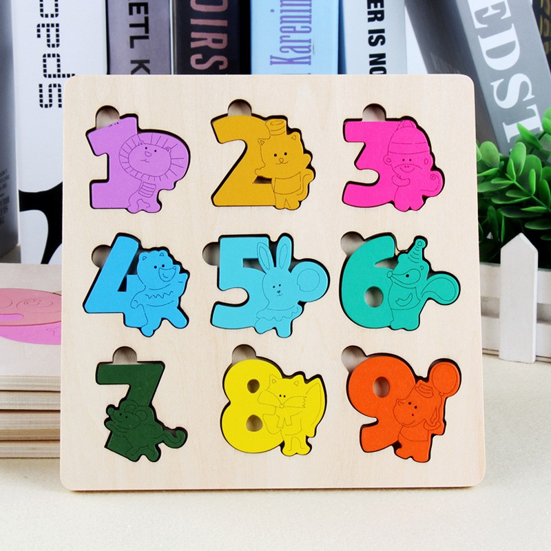 PZ04 PUZZLE KAYU MAINAN MAIN UNIK MOTIF BIDANG HEWAN ANGKA UNTUK EDUKASI ANAK WOODEN TOYS