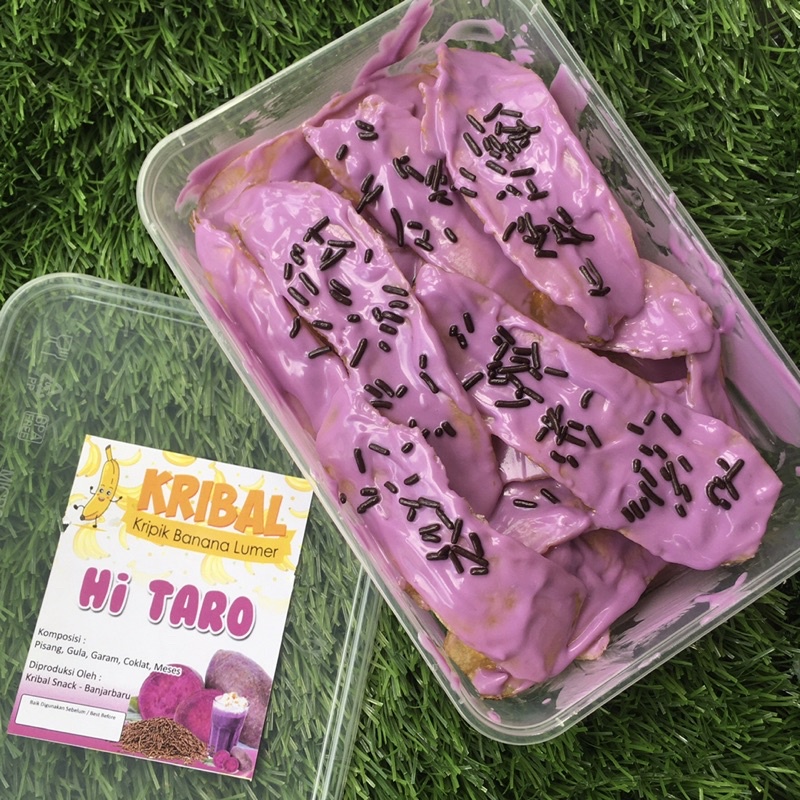 

[DIST] Hi! Taro Snack/Cemilan KRIBAL (Keripik Banana Lumer) Keripik Pisang | FIRST HAND