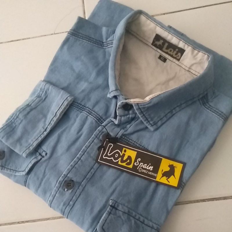 Kemeja Levis lengan panjang/kemeja levis pria