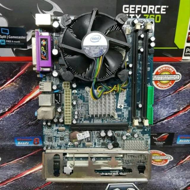 Paket Motherboard G41 Processor Intel Core 2 Duo Memory RAM 4Gb Dan Fan