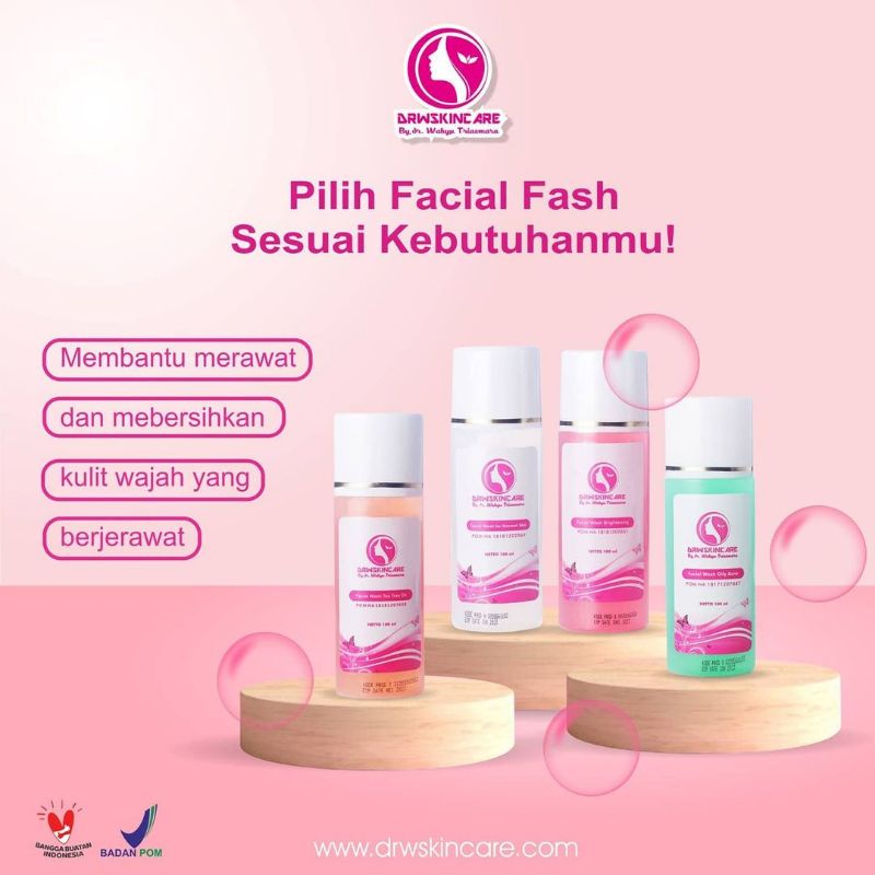 Facial wash 100 ml/sabun pembersih wajah By Drw skincare