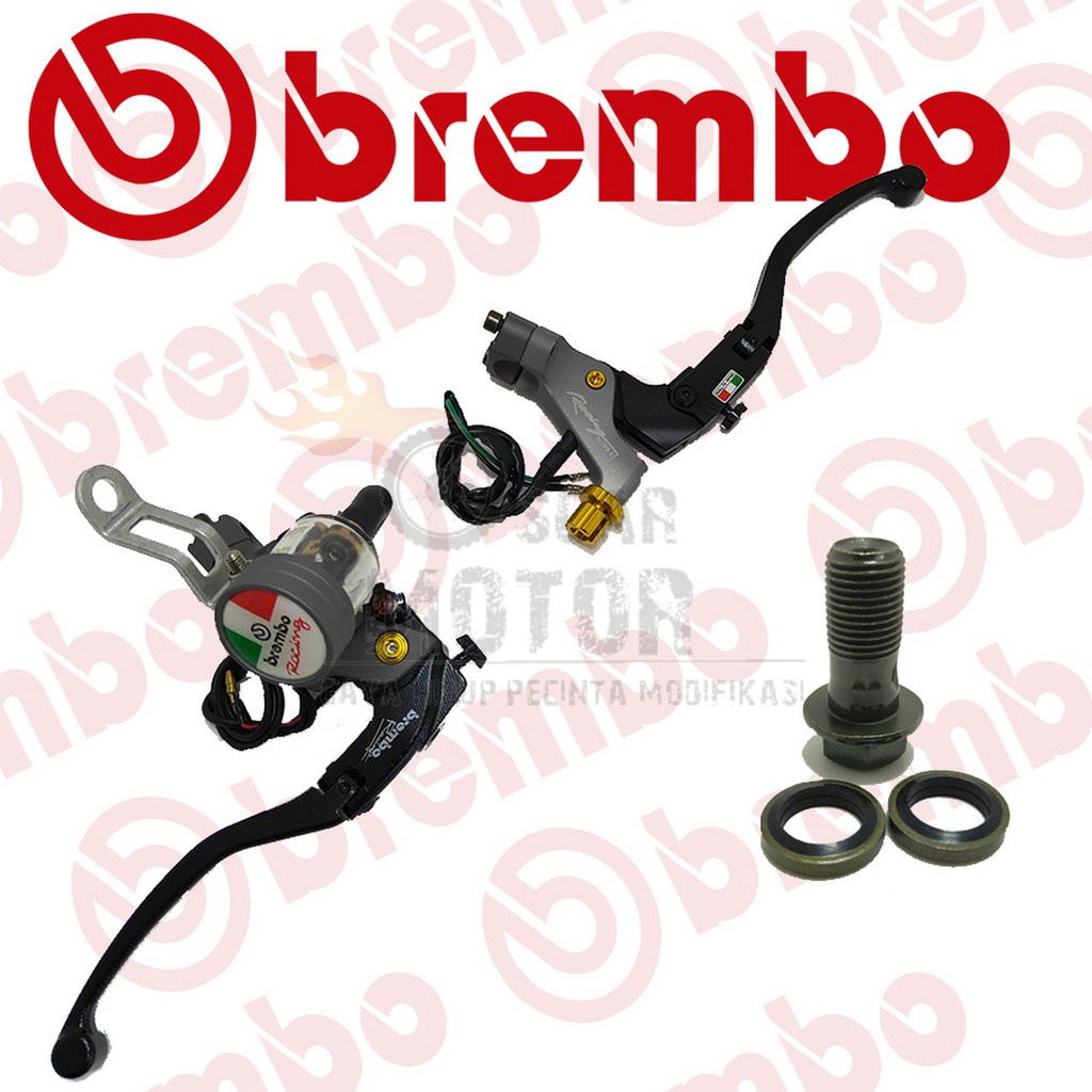 MASTER REM BREMBO RCS 19 CORSA CORTA TABUNG CNC TWM UNIVERSAL motor