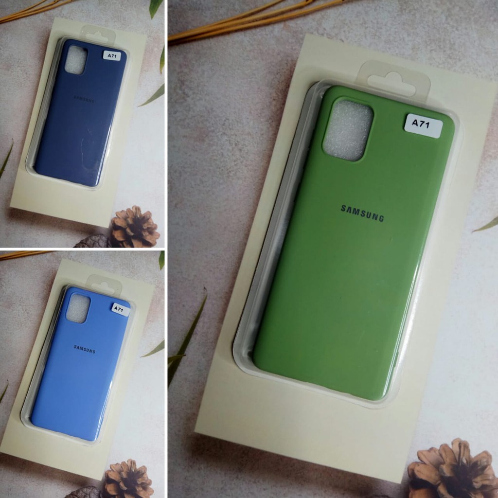 Casing Samsung A71 Ori Silikon Macaron / Dove Candy / Silicone Macaroon Soft Case by WEIKA COD