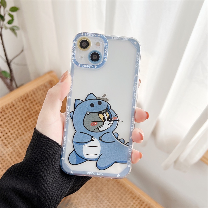 Casing Iphone 13 12 11pro Max X Xs Xr Xsmax 7 8plus Motif Jerry &amp; Tom Angel Eyes