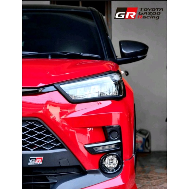 cover Foglamp Toyota Raize 2021 Non Gr Chrome / Carbon otoproject