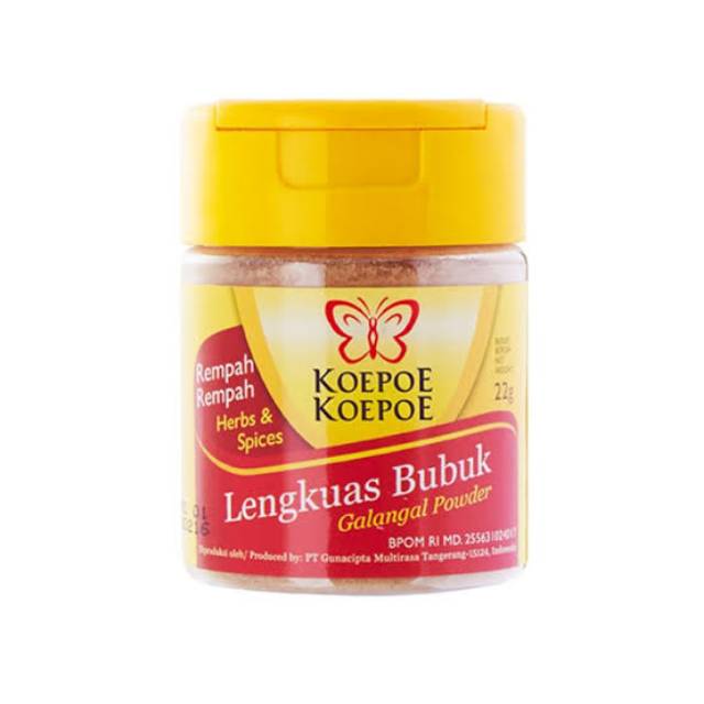 

Koepoe Koepoe Lengkuas Bubuk 22g