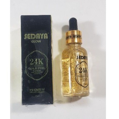 Serum Sedaya Glow Gold 24K Gold Foil Premium Serum Wajah (35ml)